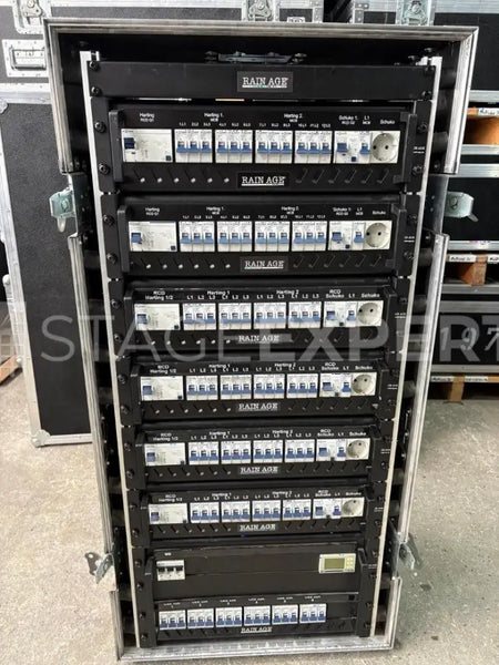 Major STV CEE125A 12x HAN16 Power Distro in Flightcase