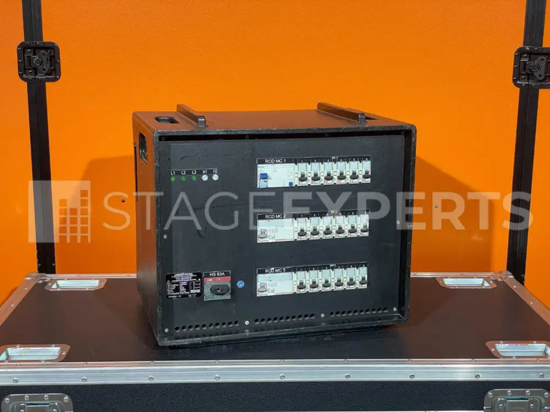 INDU-ELECTRIC 63A Power Distro – Harting & Schuko, Fan