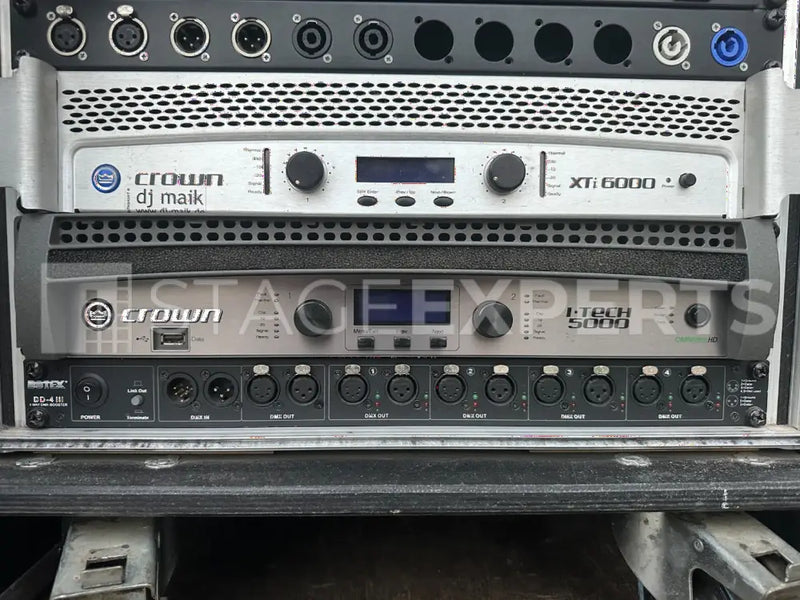 Crown XTi 6000 amplifier with DSP – 2 x 2100 W @ 4 Ohm