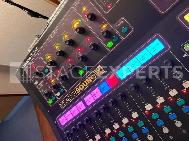 Allen & Heath GLD-80 Digital Mixer with Case, Lamp