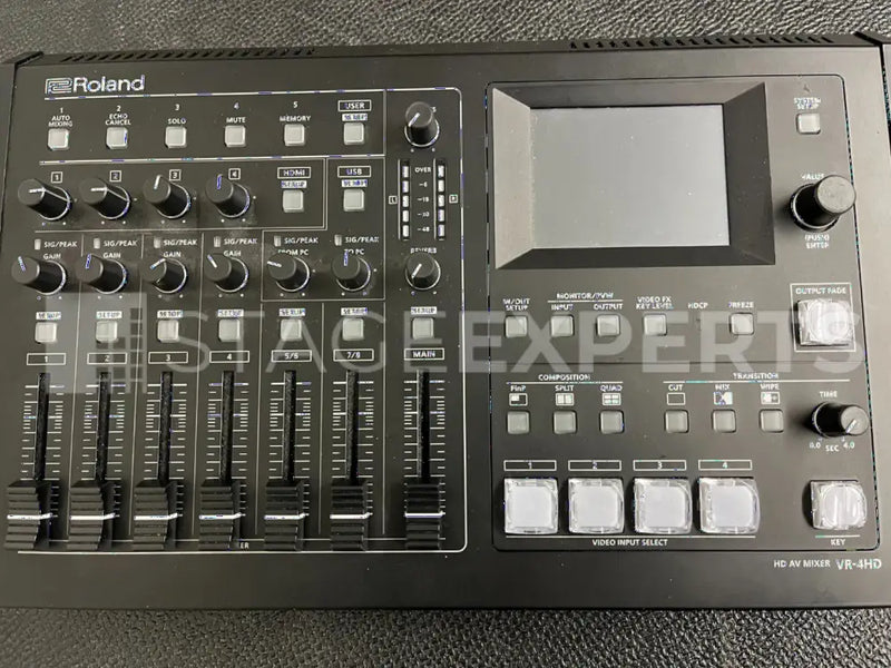 Roland VR-4HD AV Mixer & 4-Channel HDMI Switcher with USB
