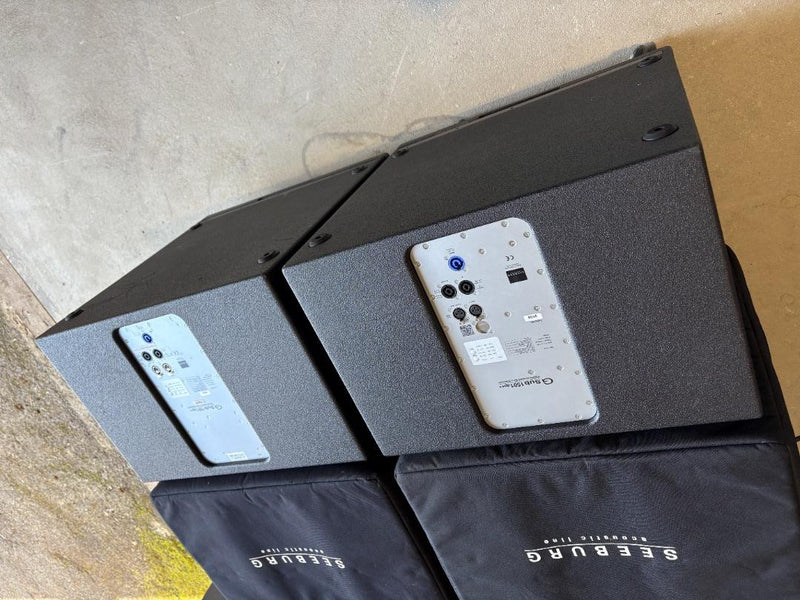 Seeburg Acoustic Line G1501dp++ Speakers (Pair) with Covers