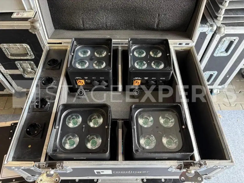 Eurolite IP UP-4 QCL – 16x LED PAR with Charging Cases