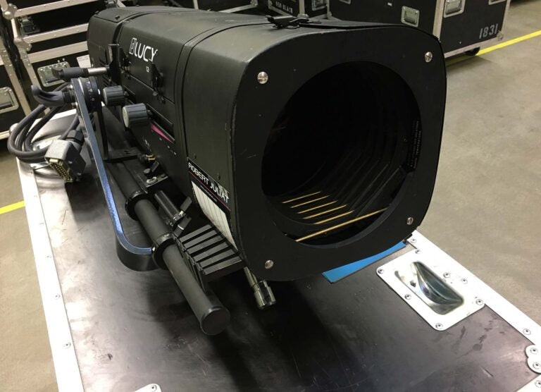 Robert Juliat Lucy 1200W Tungsten Followspot – Compact, Theatre