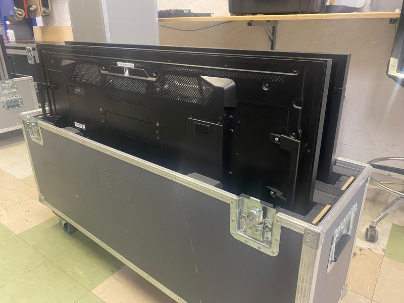 NEC MultiSync X552S Displays Pair with Double Flight Case