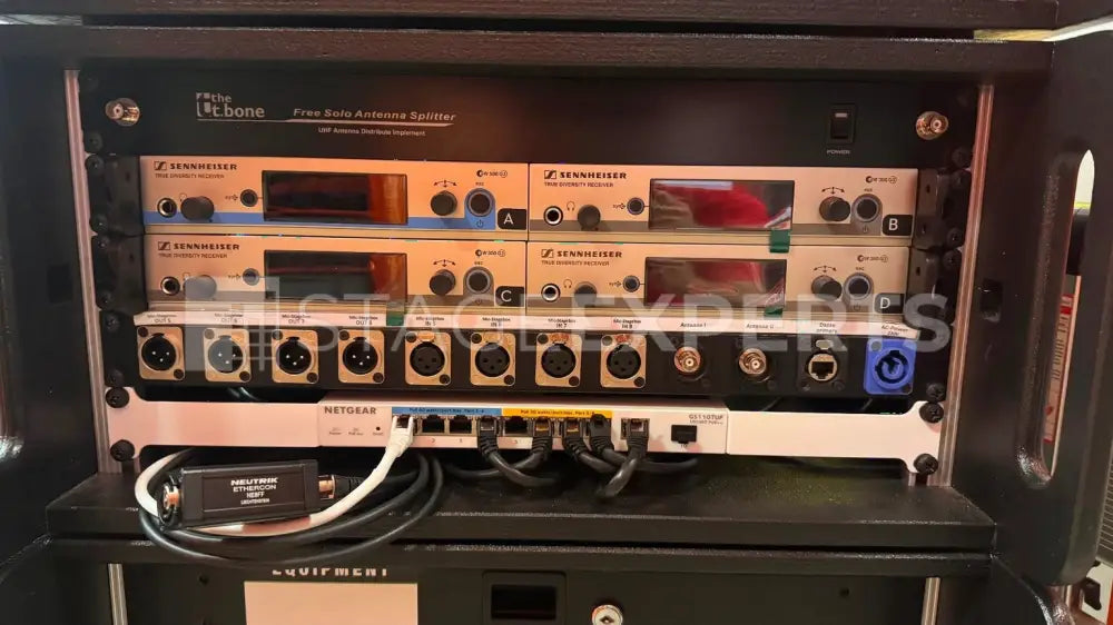 Sennheiser EW500/EW300 Wireless Set, 4 Receivers, 6 TX
