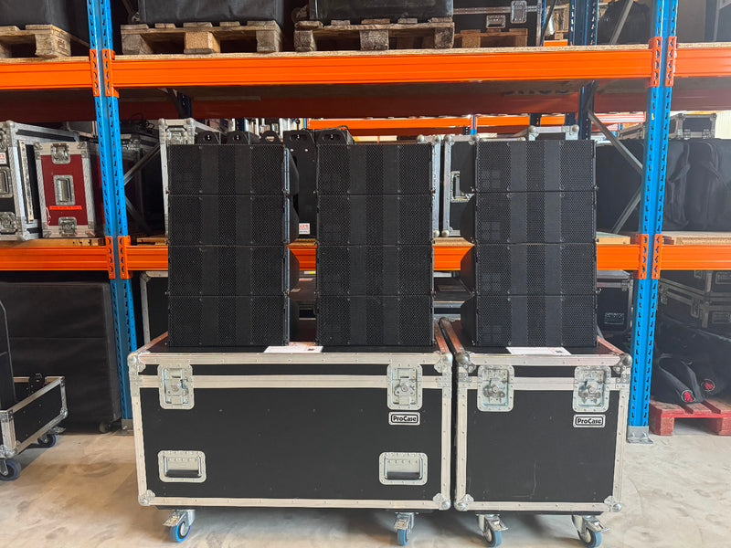 d&b audiotechnik T10 Line Array Set – 12 Speakers, 2 Cases