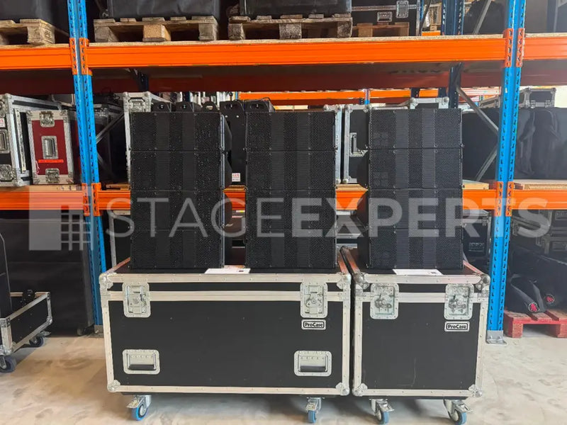 d&b audiotechnik T10 Line Array Set – 12 Speakers, 2 Cases