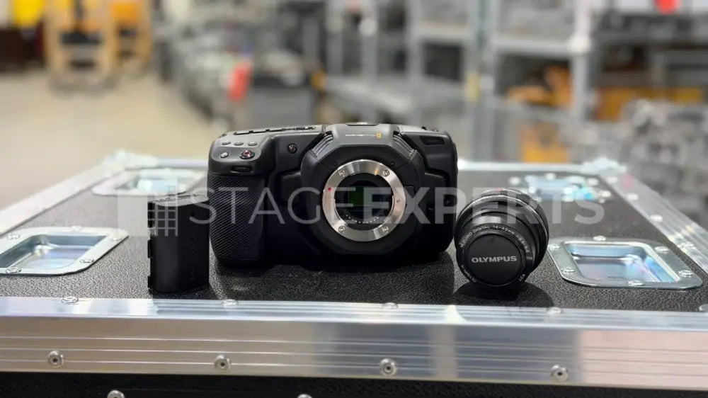 Blackmagic Pocket Cinema Camera 4K + Olympus 14–42mm EZ