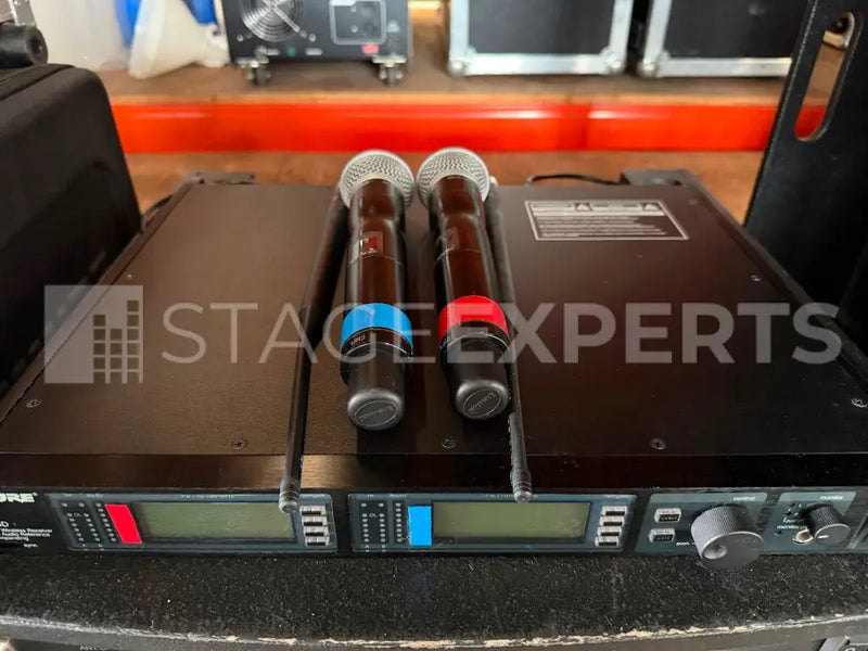 Shure UHF-R UR4D with UR2/UR1 Wireless Microphone System