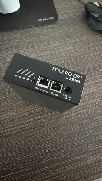 Xilica Solaro QR1 - 4x4 DSP Xilica Solaro QR1 – Modularer Dante-DSP (4×4) | 4× Audio-In / 1× Audio-Out | neuwertig