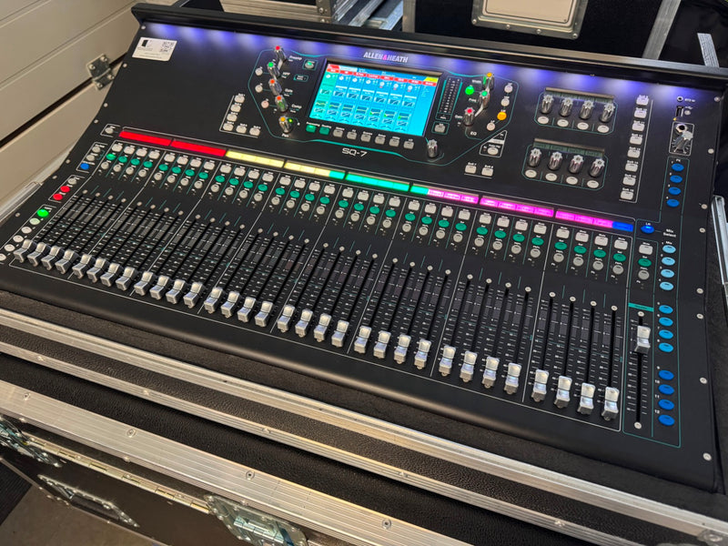 Allen & Heath SQ-7 Digital Mixer with Flight Case & Cover