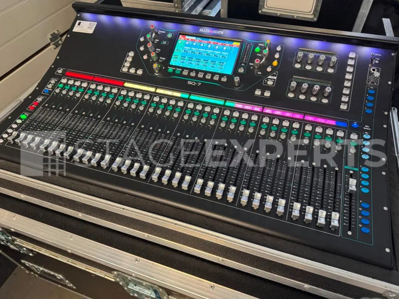 Allen & Heath SQ-7 Digital Mixer with Flight Case & Cover