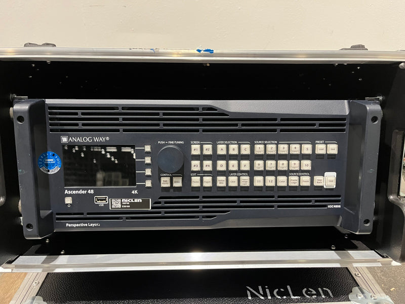 Analog Way Ascender 48 4K PL Multiscreen Switcher | Live Events