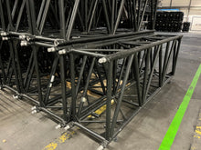 Load image into Gallery viewer, Expotruss X4K-100 3000mm Black Quad Truss Section – 4-Point
