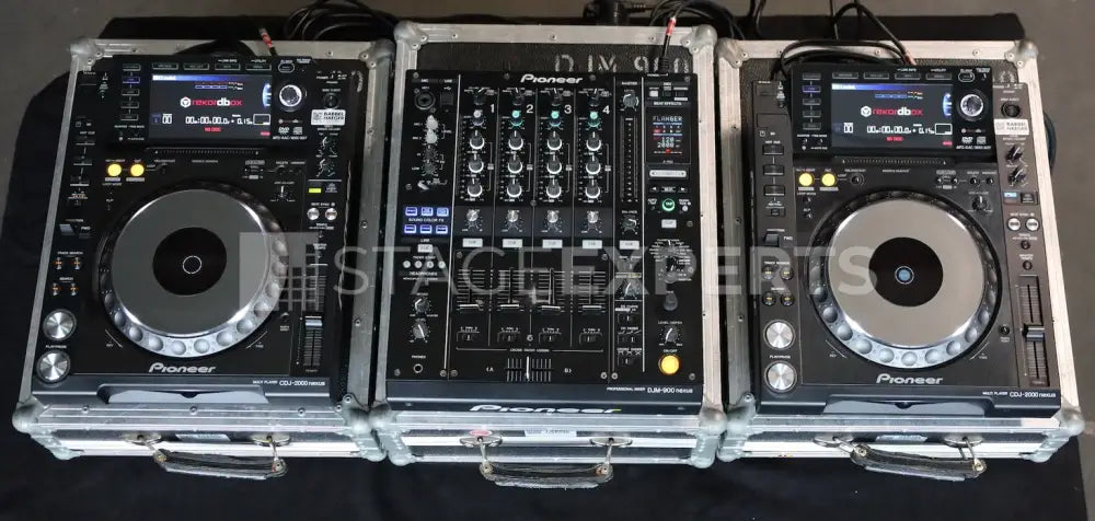 Pioneer DJ CDJ-2000 Nexus x2 + DJM-900 Nexus Set