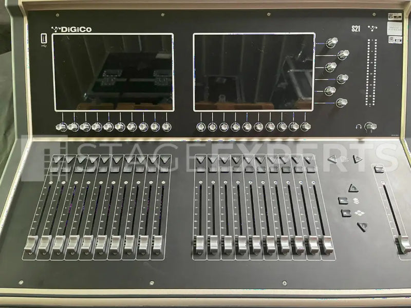 DiGiCo S21 set with 2x A168 & DMI-Dante 64@96 | Trolley Case