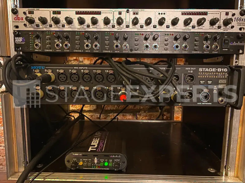 MOTU Stage-B16 AVB USB Interface & Stagebox, 16 Preamps