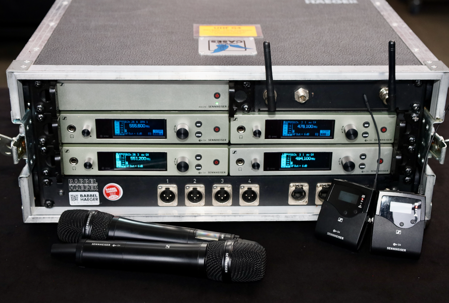 Sennheiser EW 500 G4 4-Channel UHF Rack Set (Aw+) (2+2)
