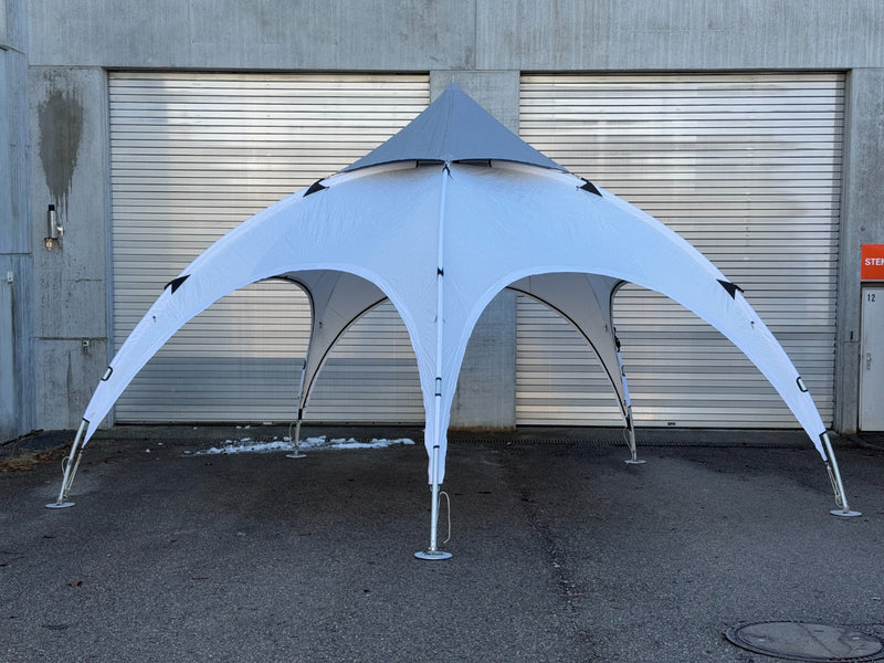 eXpodome 6 m Dome Tent, White – Complete Modular Kit