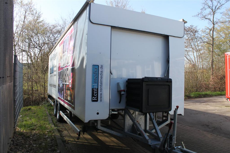 8x6m GRP Roof Trailer Stage – Mobile Folding Stage