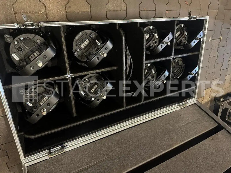 Expolite Tourled 50 XCR – 8 x LED PAR Set with Case