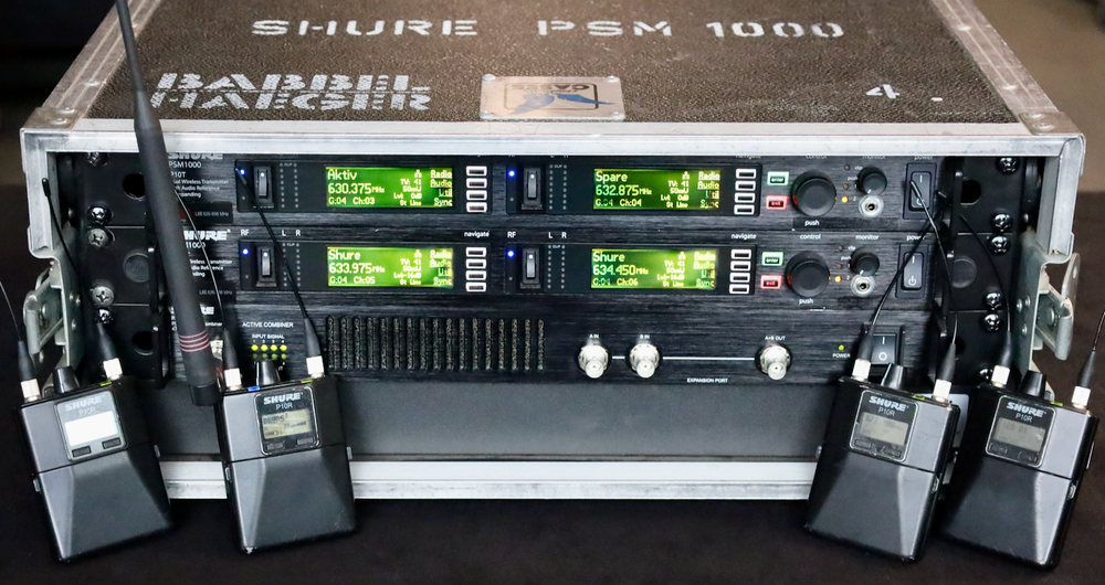 Shure PSM1000 4‑Channel IEM Set with P10R Packs