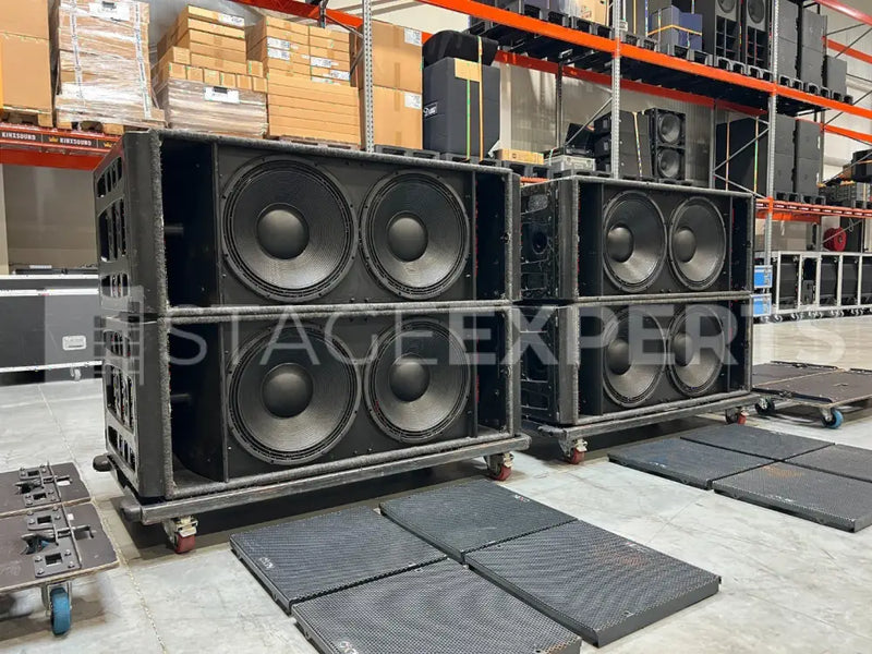 Nexo RS18C Subwoofers Bundle – 2x Subs + Dolly & Boards