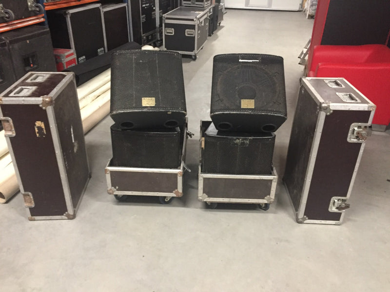 McCauley CX15/2 Stage Monitor with Flight Case