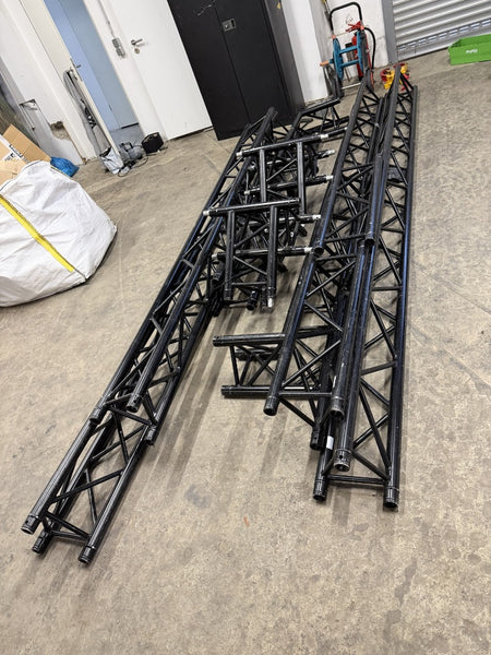 Naxpro Truss 3-point black set, 22m with T-pieces & corners