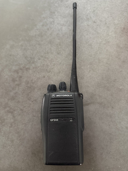 Motorola GP344 two-way radio bundle with chargers & mics