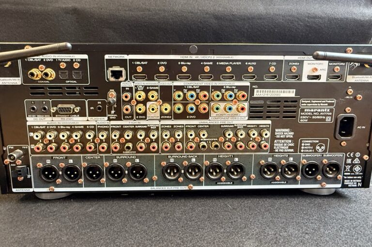 Marantz AV7703 AV Processor, 11.2ch Atmos DTS:X | 4K HDR