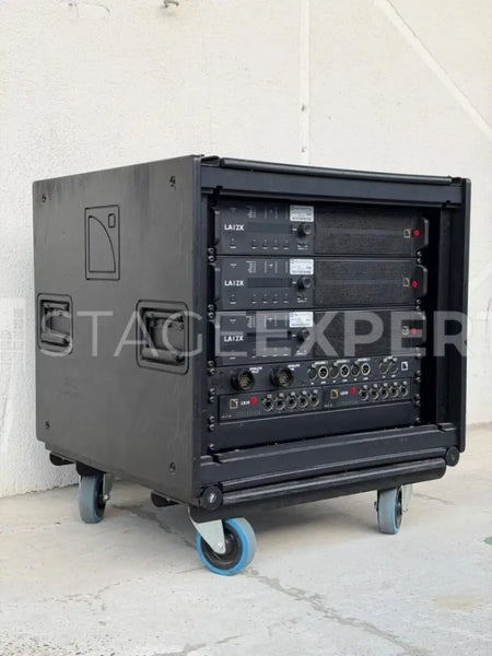 L-Acoustics LA-RAK II AVB Rack with 3x LA12X Amps