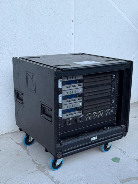 L-Acoustics LA-RAK with 3x LA8 Amplified Controllers