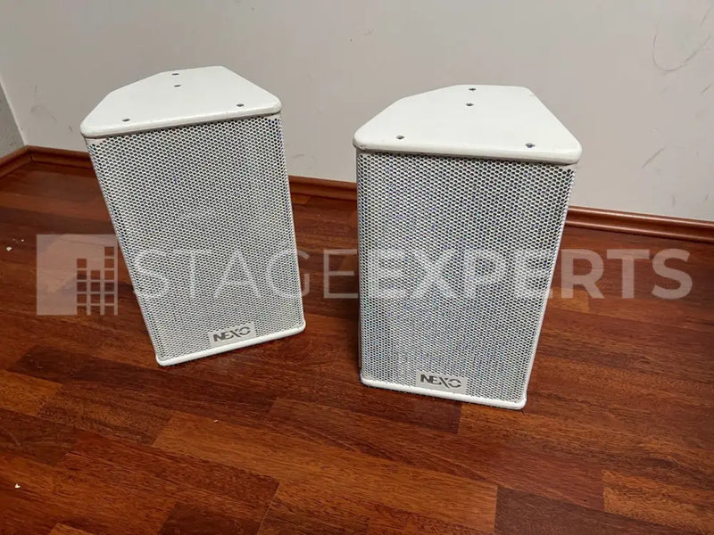 Nexo PS8 (White) Pair with Double Flight Case – Used