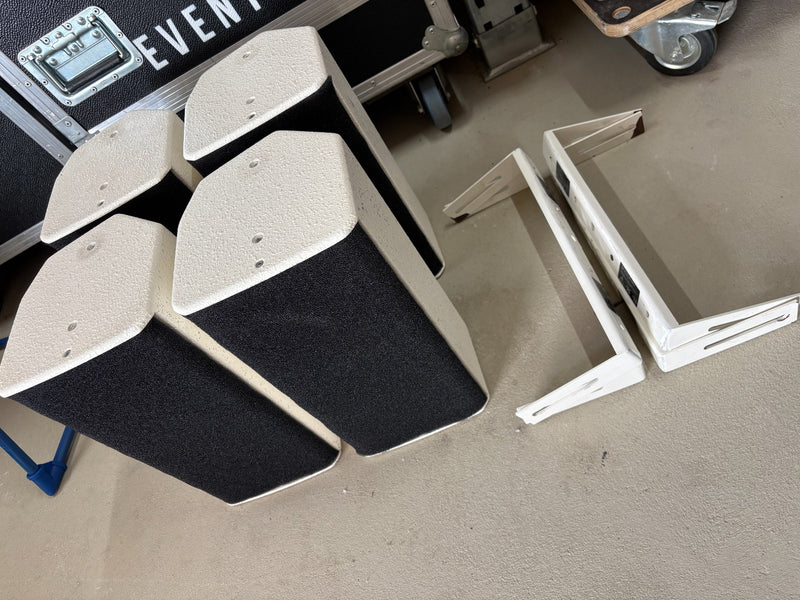4x Kling & Freitag CA106 Topteile inkl. Halterung, weiß