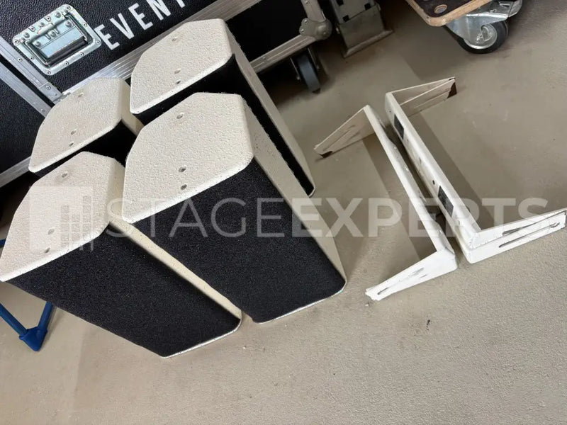 Kling & Freitag CA106 – 4x White Tops with Brackets (Set)