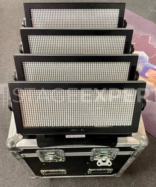 SGM XC-5 Tourpack – 4x LED Strobes, Brackets & Flight Case