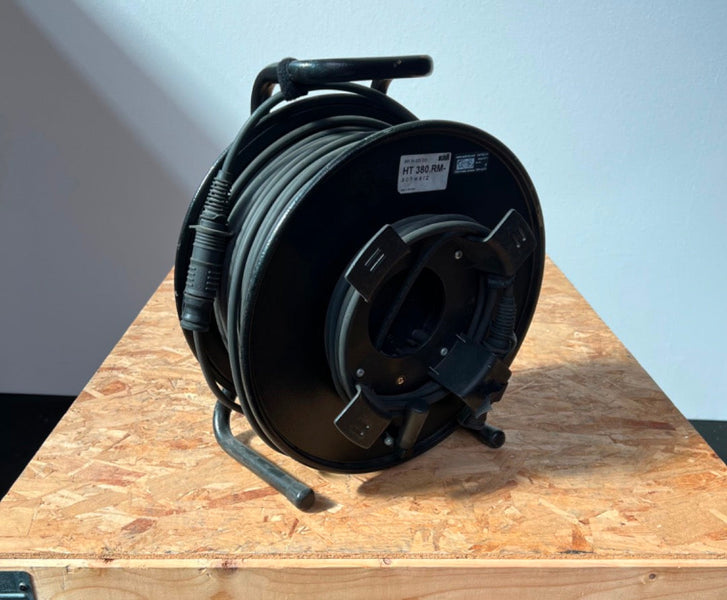 TRIAX Cable 100 m on Drum – Black | Stage Experts