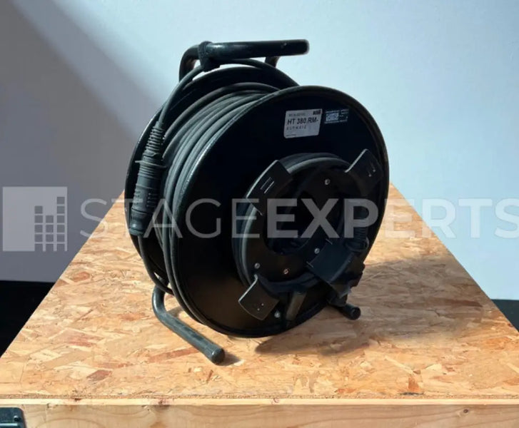 Triax Cable 100 m on Drum – Black | Ready to Deploy, Fast Setup