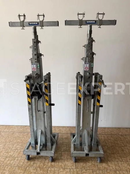 WORK Pro LW 265R Tower Lifts – 2x, 6.5m, 220kg SWL