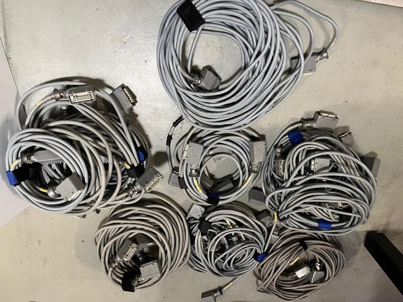 Harting 16/10-pin M/F extension cable set – assorted lengths