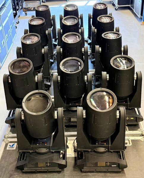 TourPro Aquabeam – 14 Moving Beam Lights with Cases