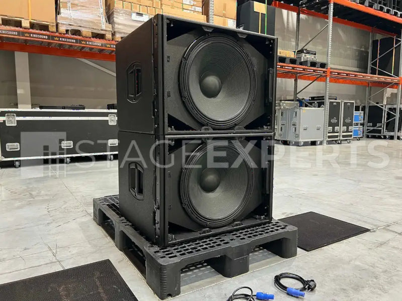 RCF HDL 18-AS 18-inch Powered Subwoofers – Pair + Cables