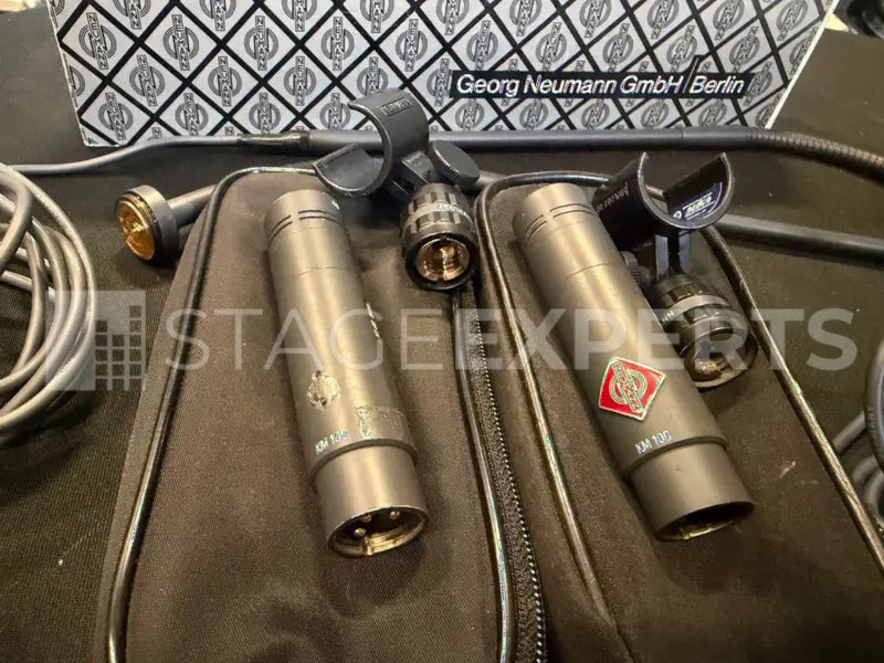 Neumann KM140 Pair (KM100 + AK40) Instrument Microphones