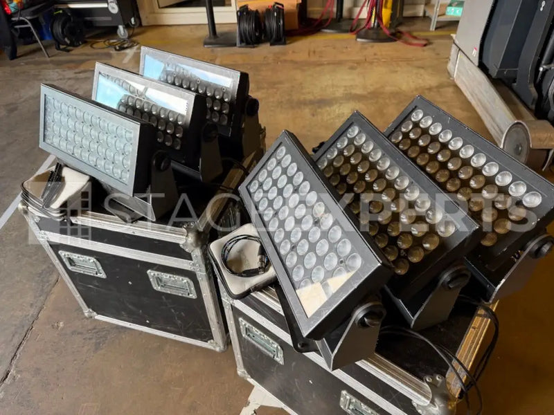 SGM P-5 LED Floodlights – 6x with Cases & Accessories