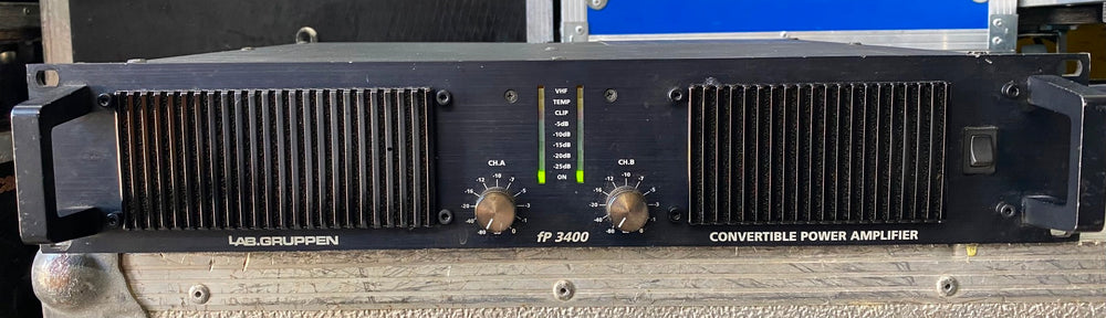 Lab Gruppen FP3400 Power Amplifier – Touring-grade Performance