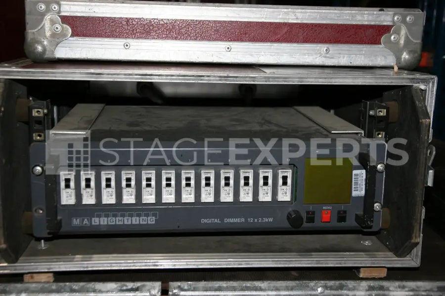 MA Lighting 12 x 3.7 kW Dimmer Rack (No RCD) for Touring