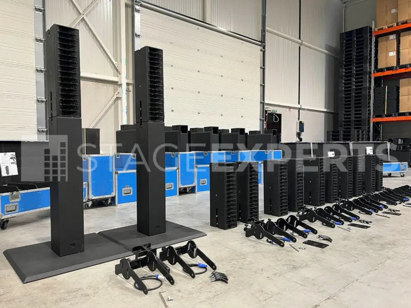 Seeburg Acoustic Line GL16 dp1000 Pair with Stands and Hardware