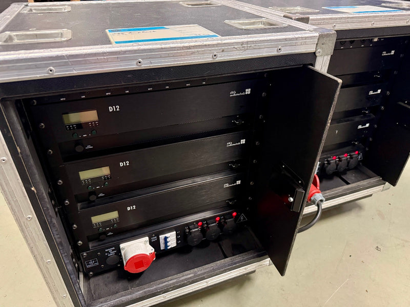 d&b audiotechnik D12 Touring Rack EP5 – 3x D12 Amps